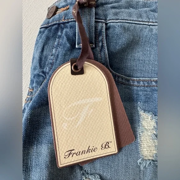 Frankie B. Blue Jeans with Distressed Details - Picture 4 of 11